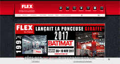 Desktop Screenshot of flex-electroportatif.fr